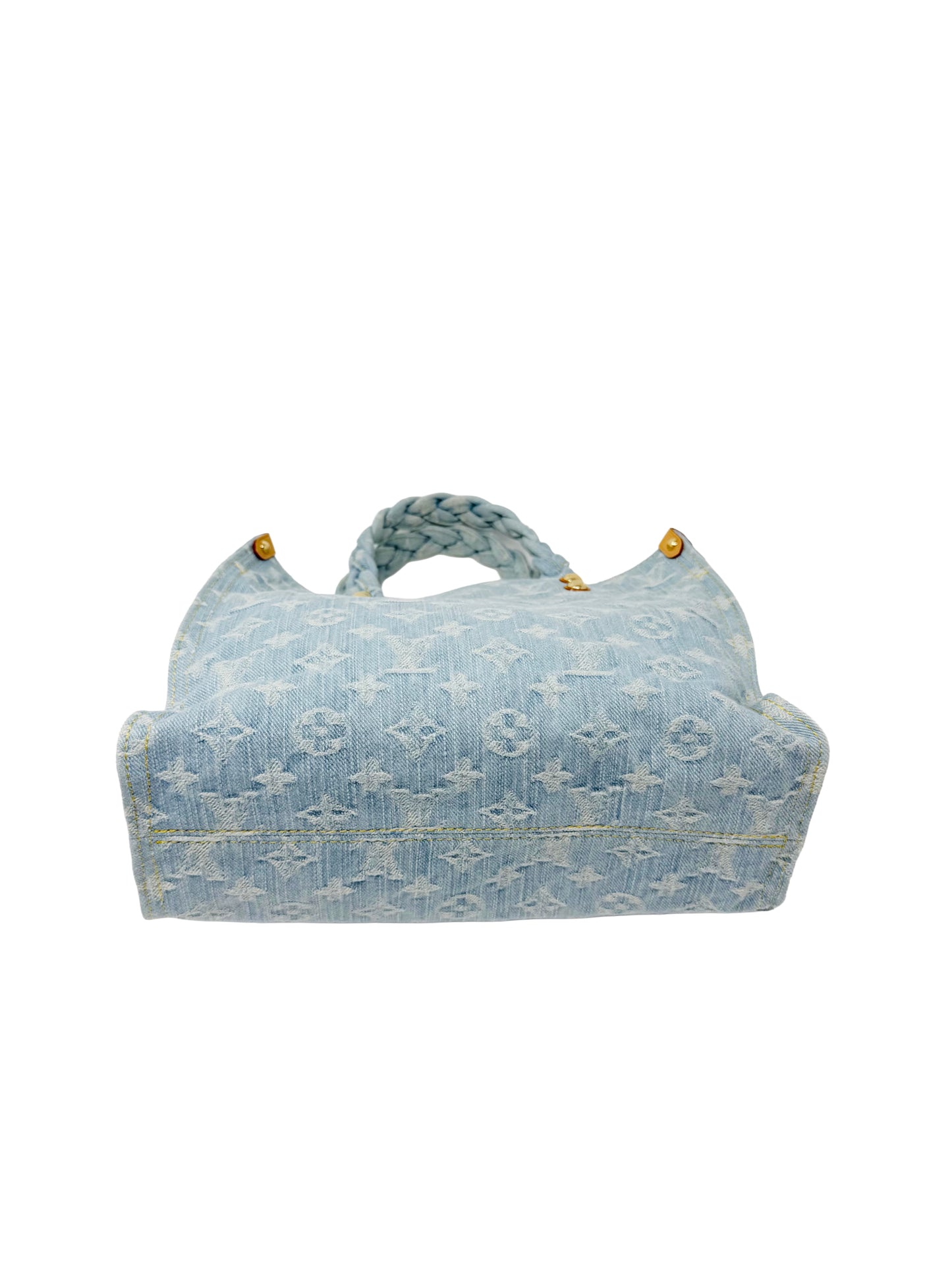 Louis Vuitton OnTheGo PM Let Go Denim By The Pool Sky Blue