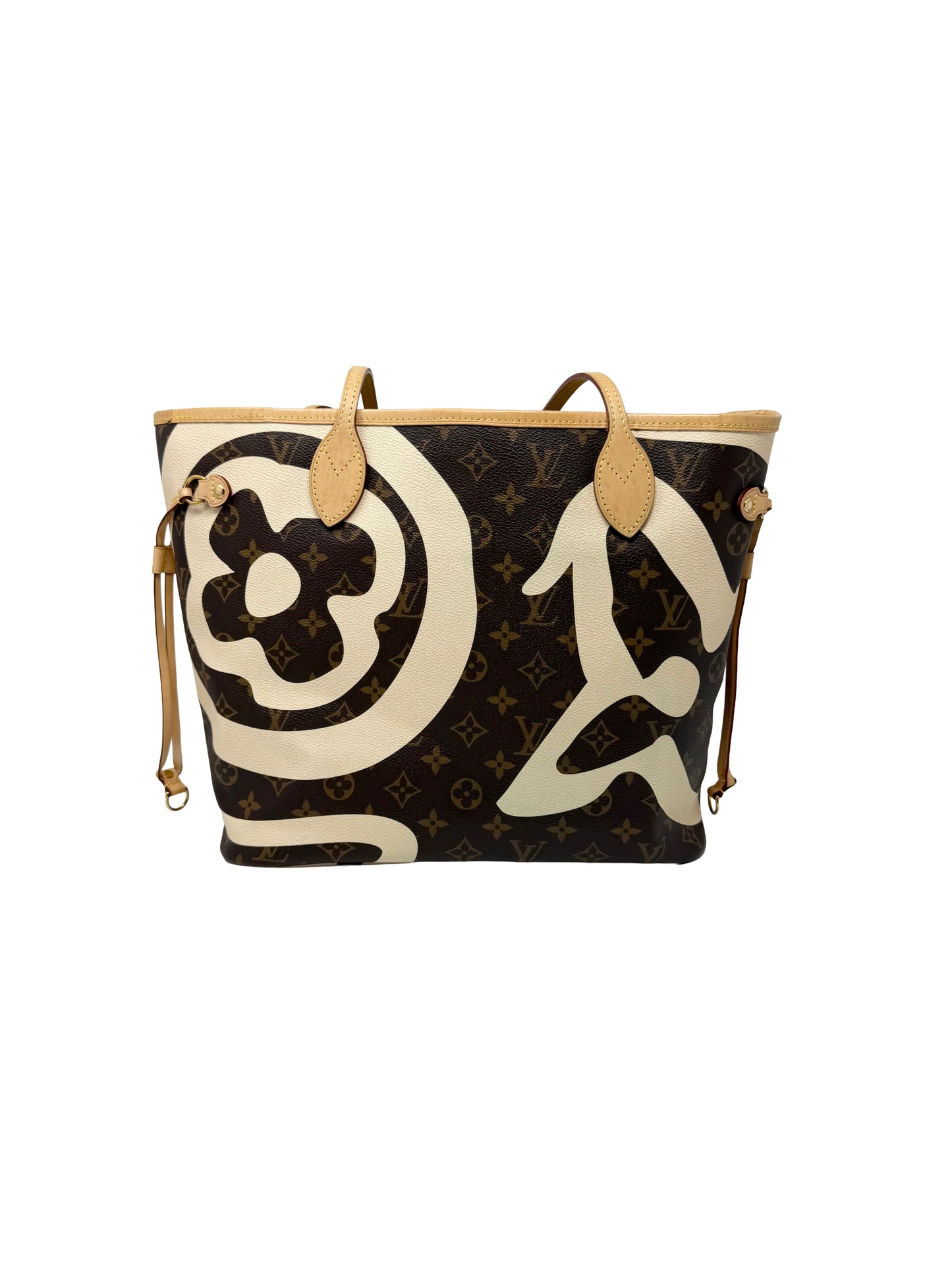 Louis Vuitton Cities Neverfull MM Saint Barth Tahitienne Cream Monogram