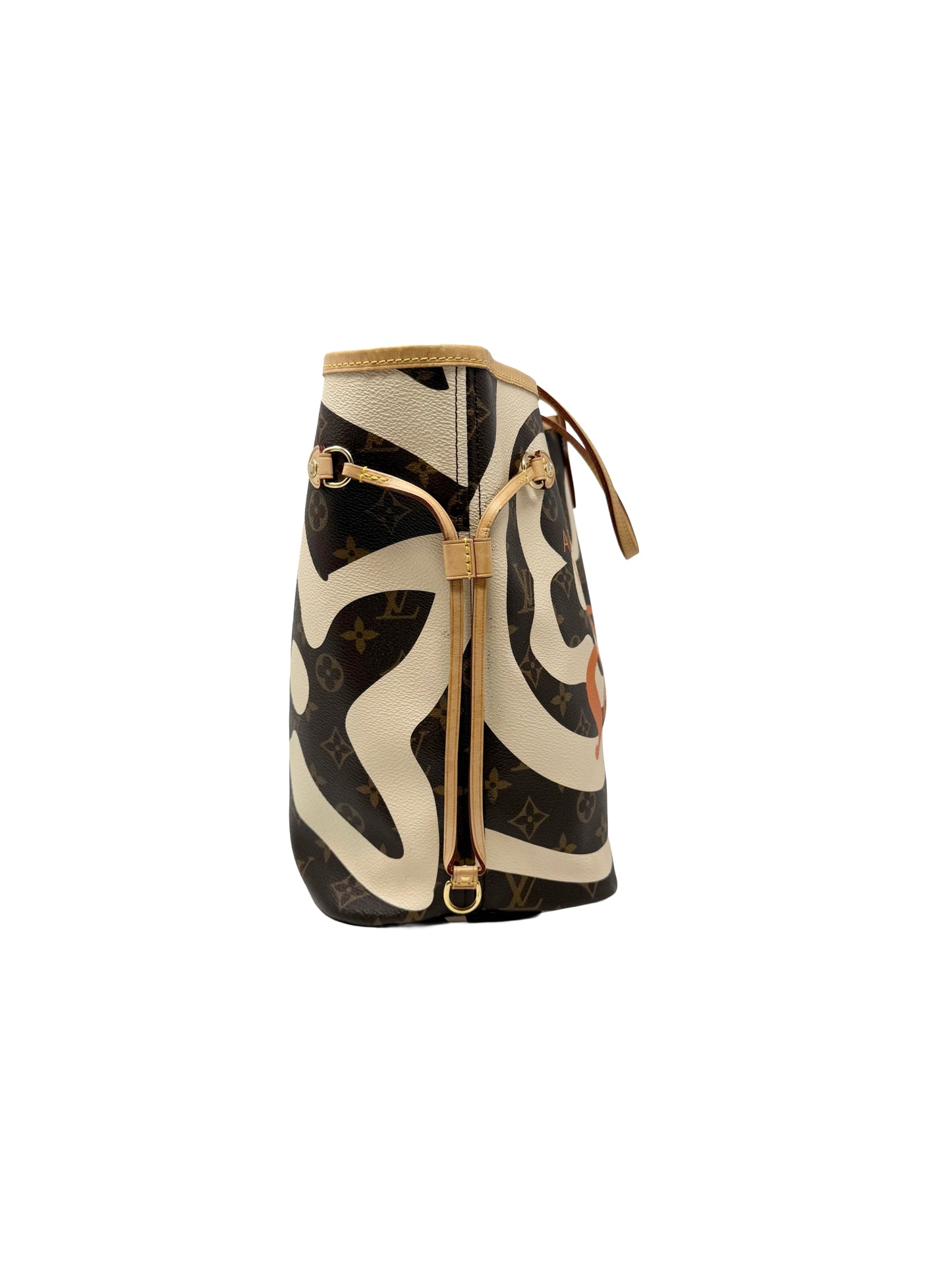 Louis Vuitton Cities Neverfull MM Saint Barth Tahitienne Cream Monogram