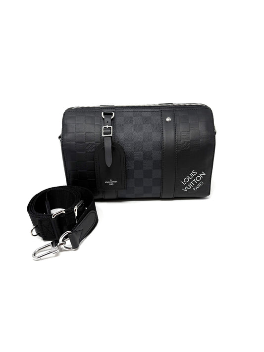 Louis Vuitton City Keepall Damier Graphite Infini Squared