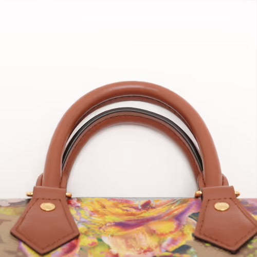 Louis Vuitton LV Garden Metallic Monogram Speedy Bandouliere 25 Multicolor Gold