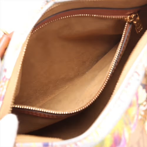 Louis Vuitton LV Garden Metallic Monogram Speedy Bandouliere 25 Multicolor Gold