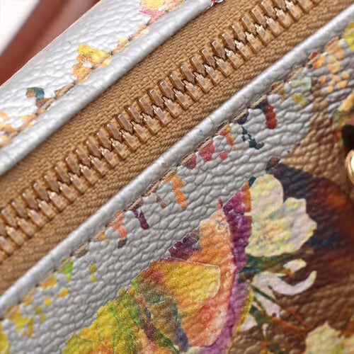 Louis Vuitton LV Garden Metallic Monogram Speedy Bandouliere 25 Multicolor Gold