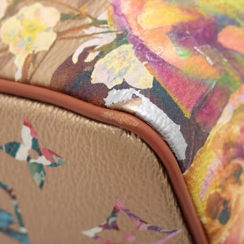 Louis Vuitton LV Garden Metallic Monogram Speedy Bandouliere 25 Multicolor Gold
