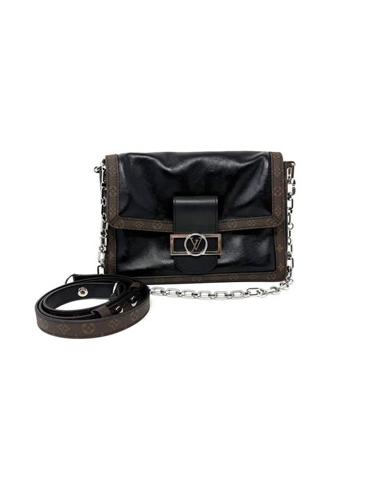 Louis Vuitton Dauphine Soft Vibe MM Black Silver