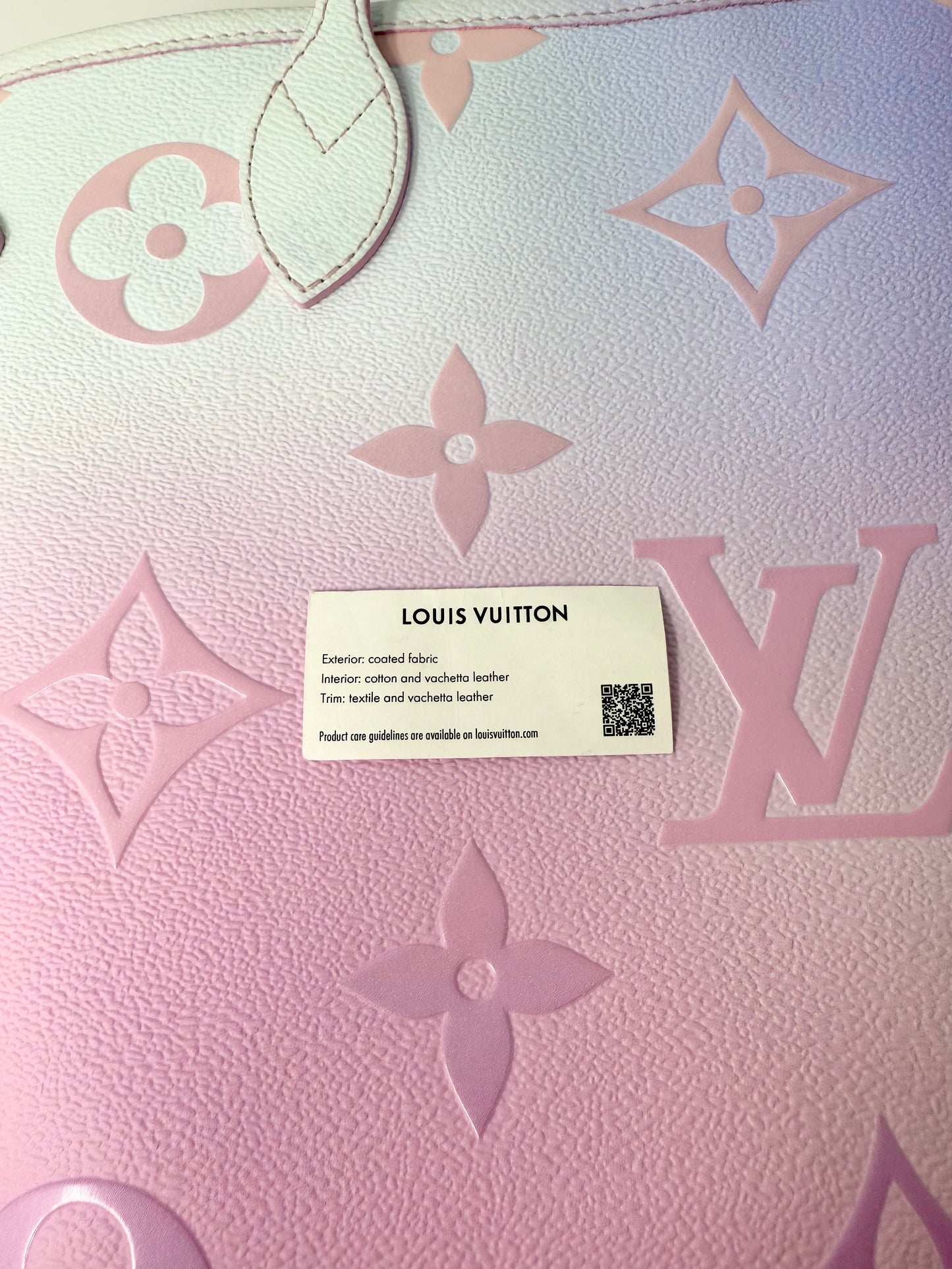 Louis Vuitton Sunrise Pastel Spring in the City Giant Monogram Neverfull MM