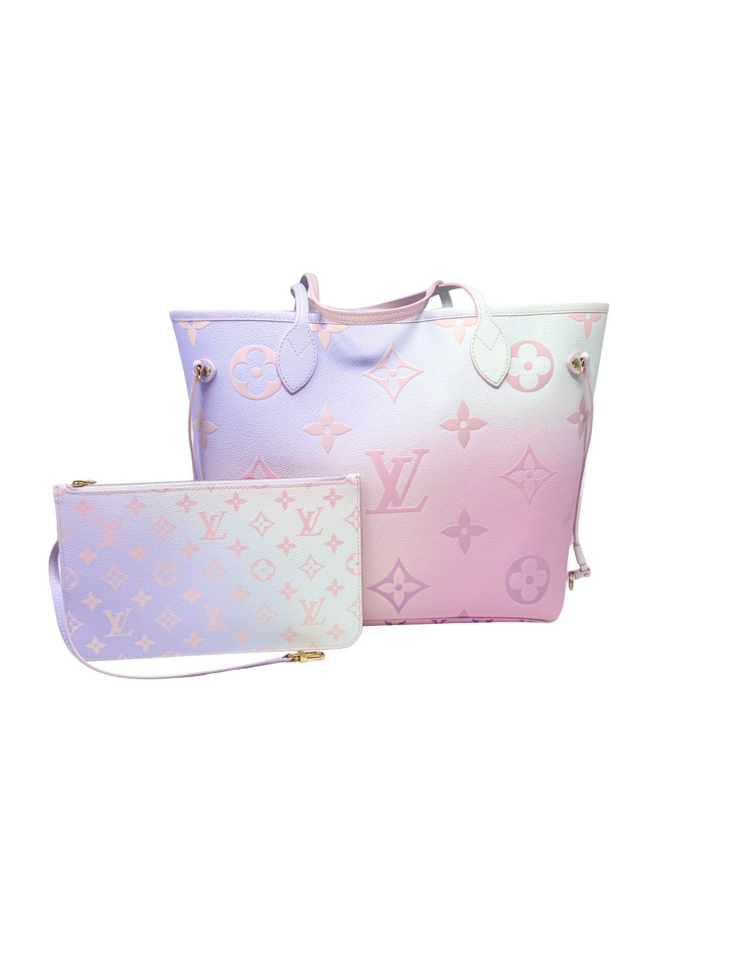 Louis Vuitton Sunrise Pastel Spring in the City Giant Monogram Neverfull MM