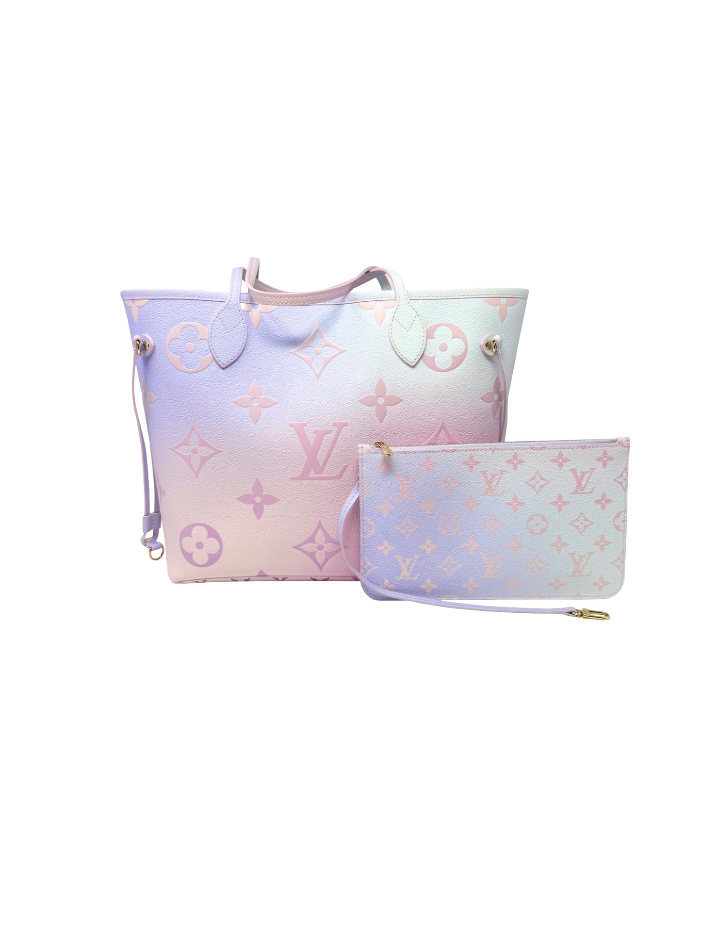 Louis Vuitton Sunrise Pastel Spring in the City Giant Monogram Neverfull MM
