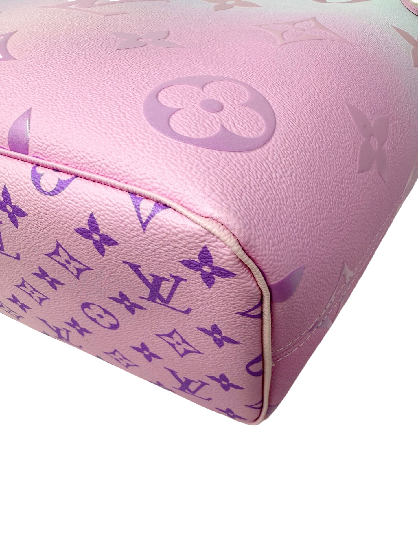 Louis Vuitton Sunrise Pastel Spring in the City Giant Monogram Neverfull MM