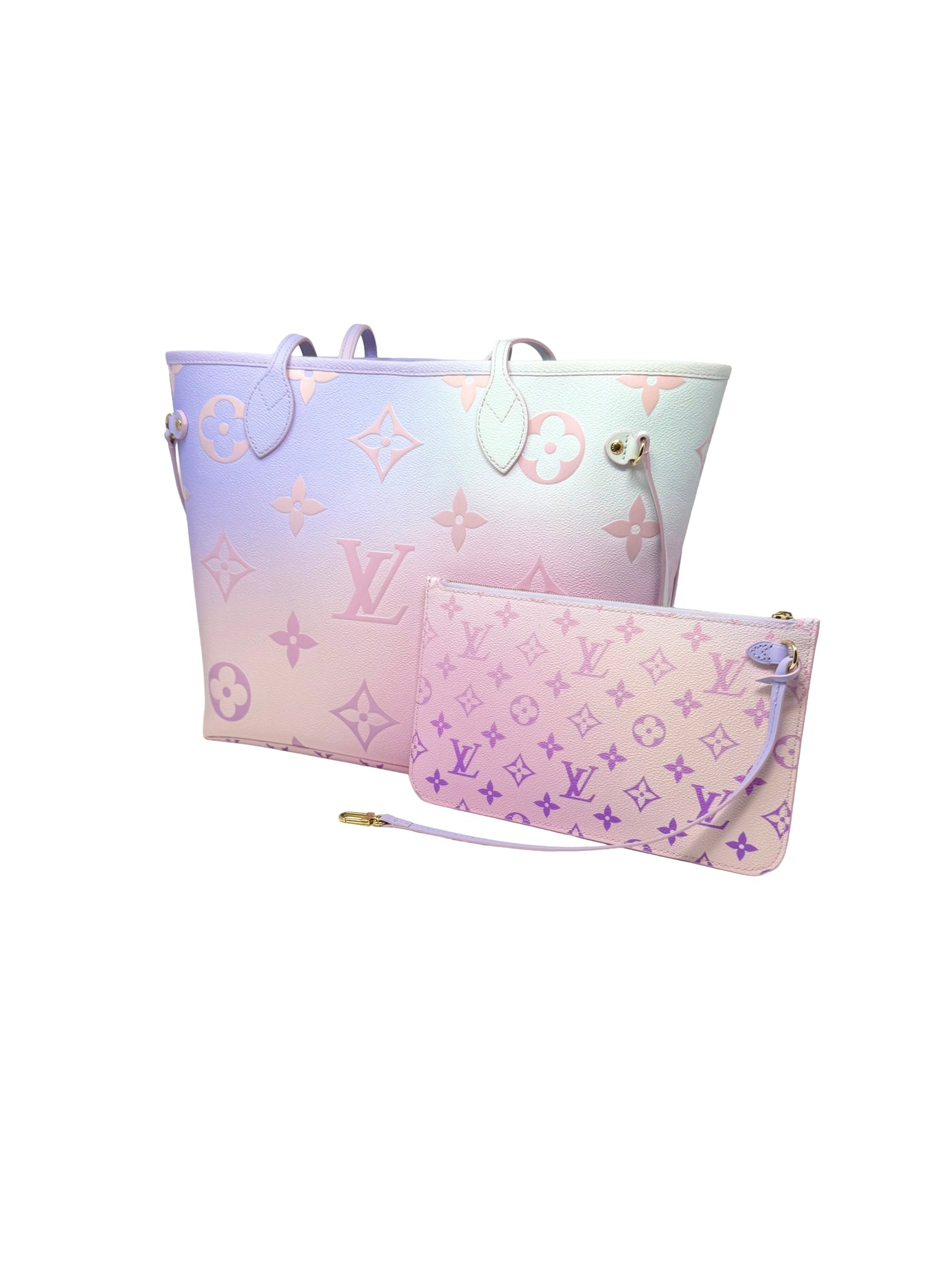 Louis Vuitton Sunrise Pastel Spring in the City Giant Monogram Neverfull MM