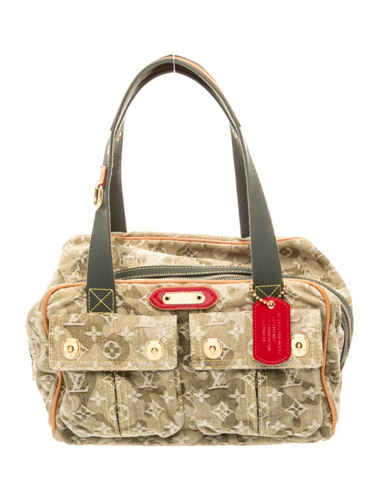 Louis Vuitton Takashi Murakami Monogramouflage Denim Jasmine Camouflage Bag