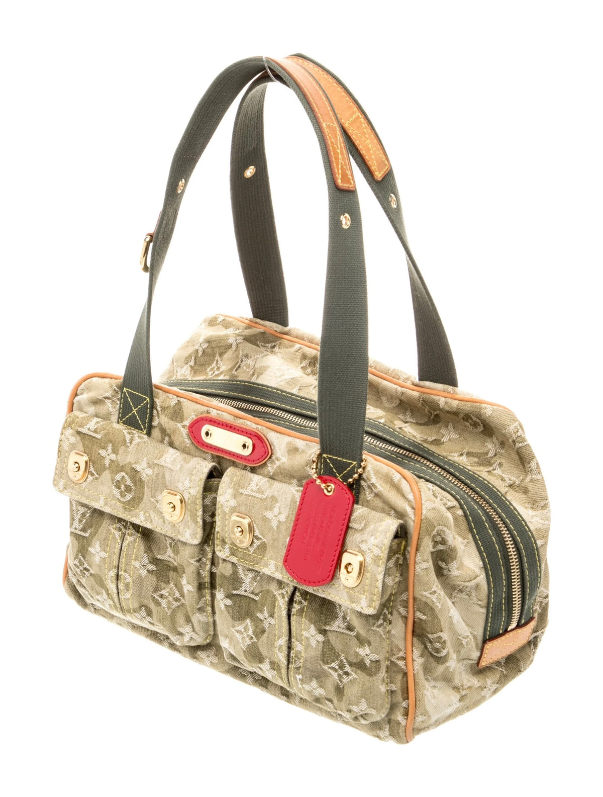 Louis Vuitton Takashi Murakami Monogramouflage Denim Jasmine Camouflage Bag