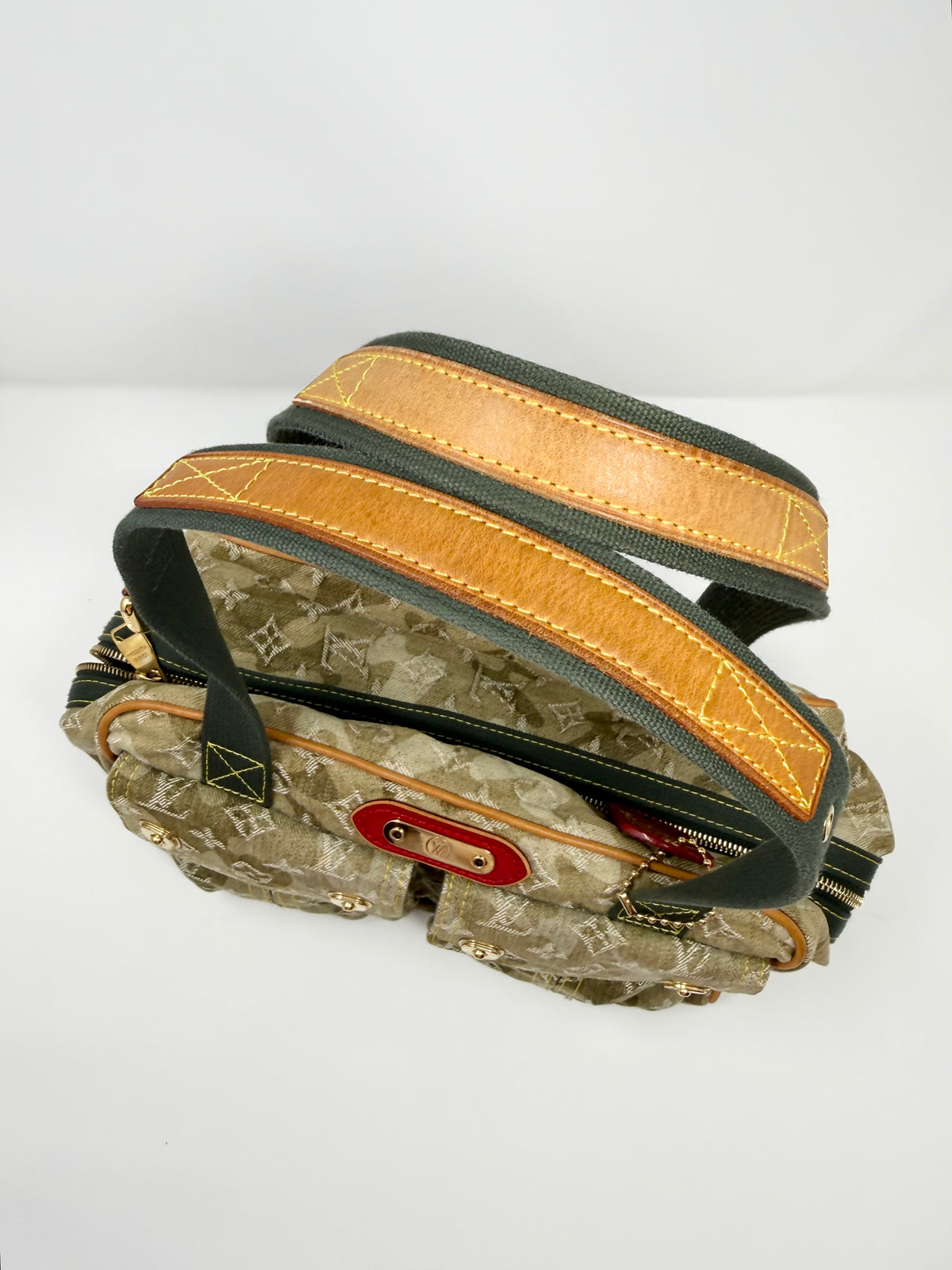 Louis Vuitton Takashi Murakami Monogramouflage Denim Jasmine Camouflage Bag