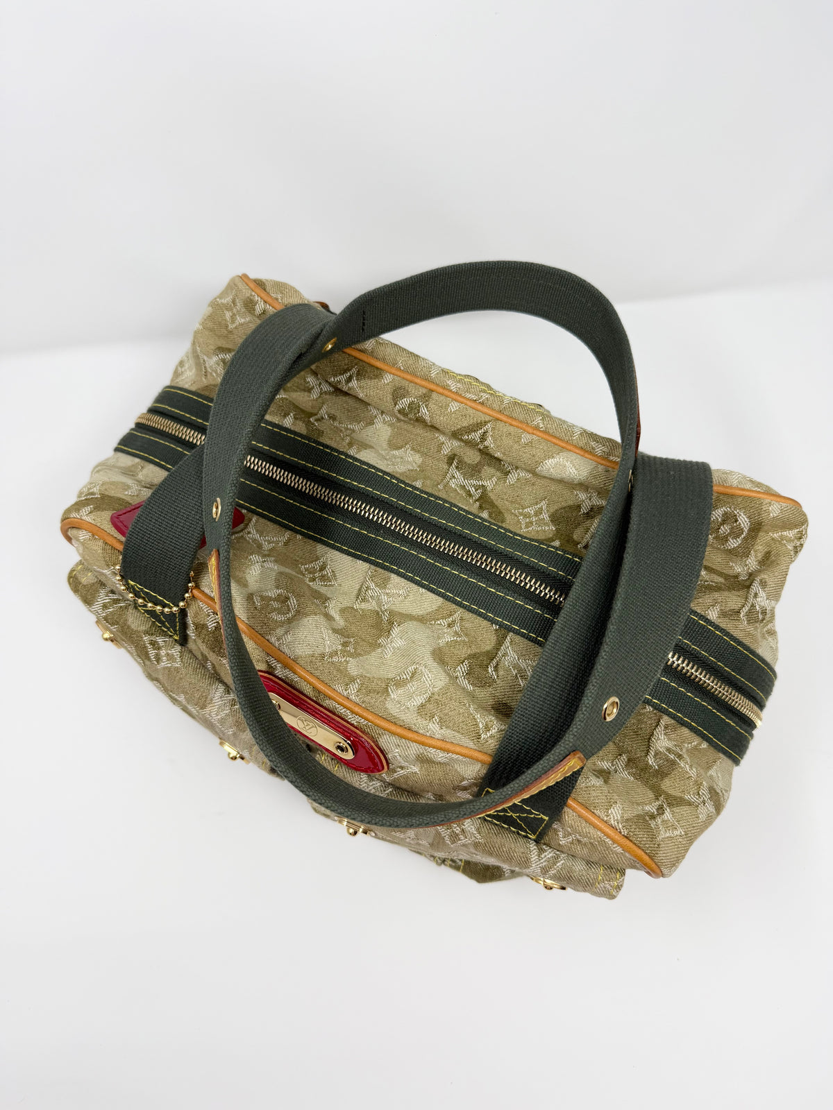Louis Vuitton Takashi Murakami Monogramouflage Denim Jasmine Camouflage Bag