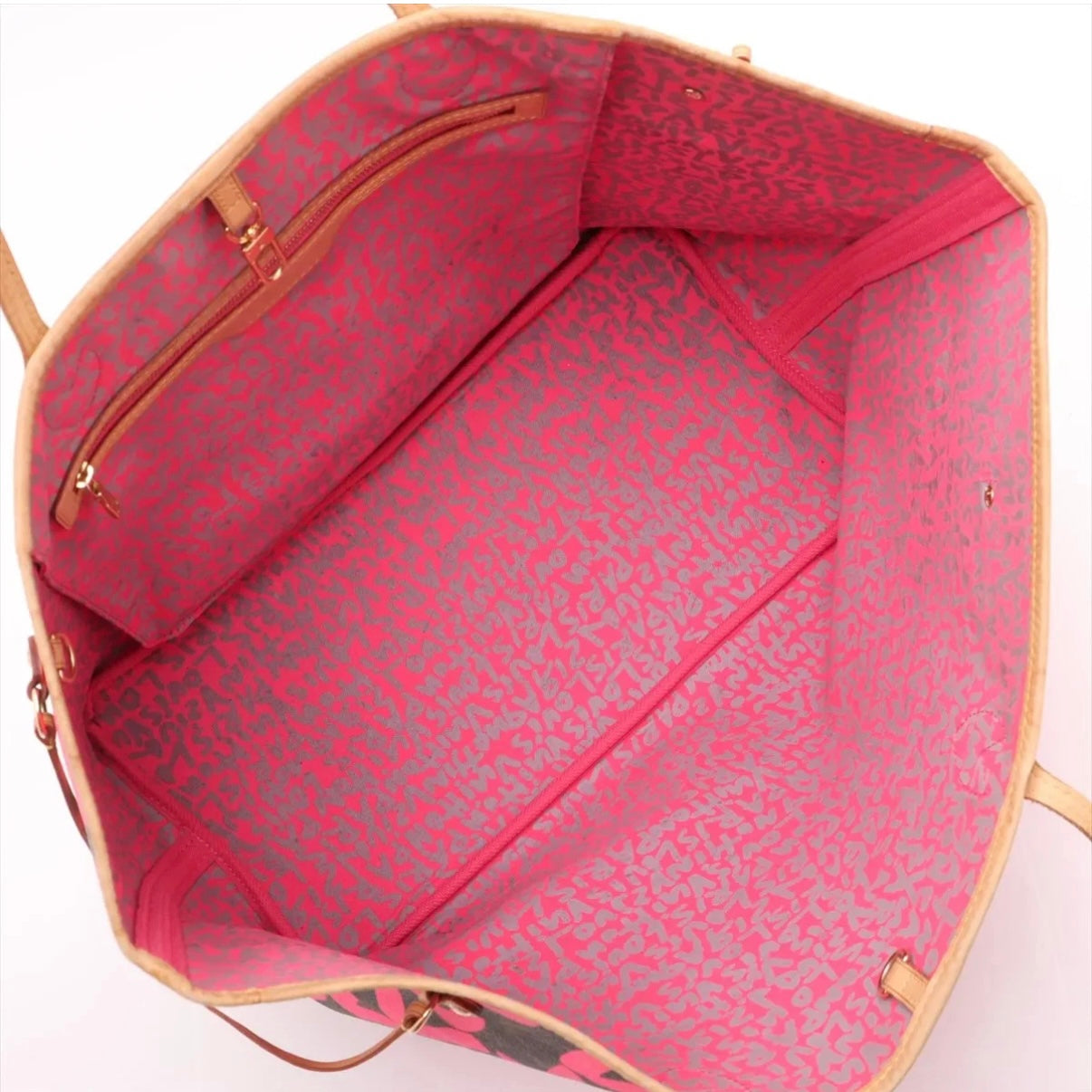 Louis Vuitton Stephen Sprouse Neverfull GM Graffiti Fuchsia Pink