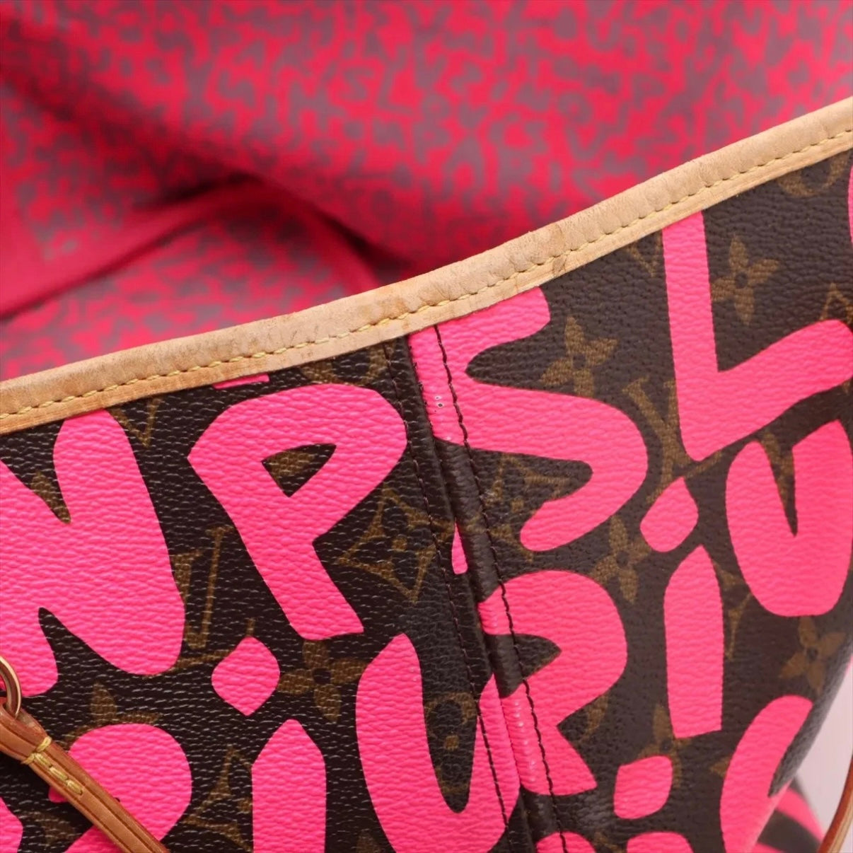 Louis Vuitton Stephen Sprouse Neverfull GM Graffiti Fuchsia Pink