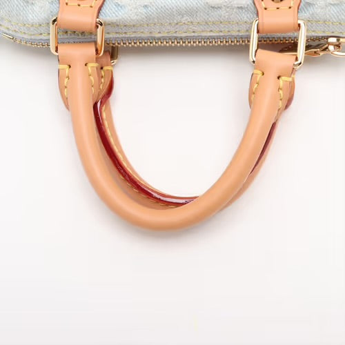 Louis Vuitton Speedy Nano Monogram Denim Sky Blue