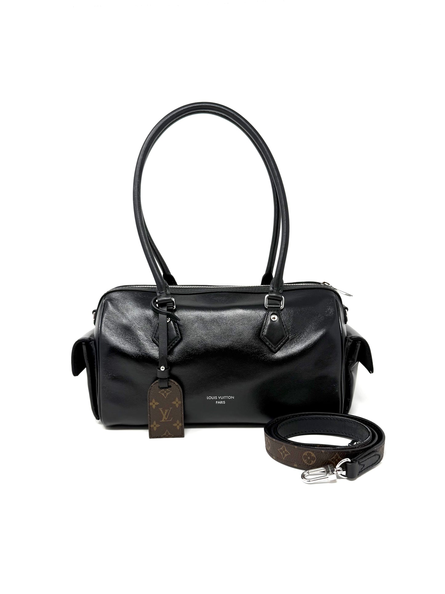 Louis Vuitton Speedy Cargo Vibe Black Brown Monogram