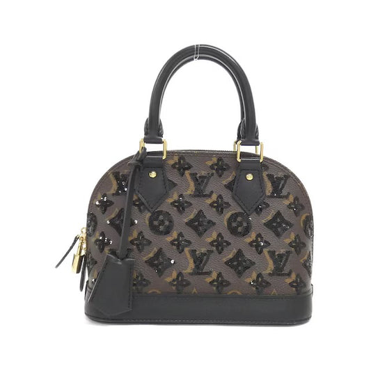 Louis Vuitton Monogram Sequins Eclipse Alma BB Black Brown