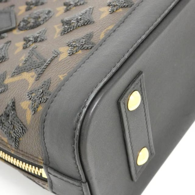 Louis Vuitton Monogram Sequins Eclipse Alma BB Black Brown