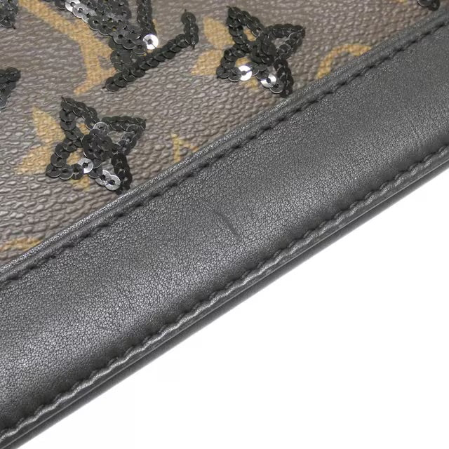 Louis Vuitton Monogram Sequins Eclipse Alma BB Black Brown