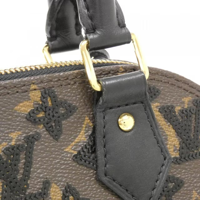 Louis Vuitton Monogram Sequins Eclipse Alma BB Black Brown