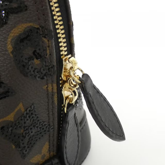Louis Vuitton Monogram Sequins Eclipse Alma BB Black Brown