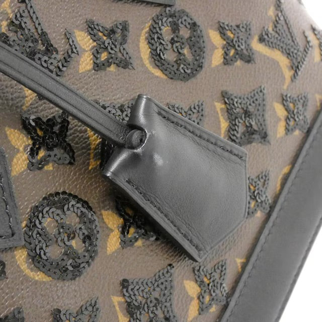 Louis Vuitton Monogram Sequins Eclipse Alma BB Black Brown