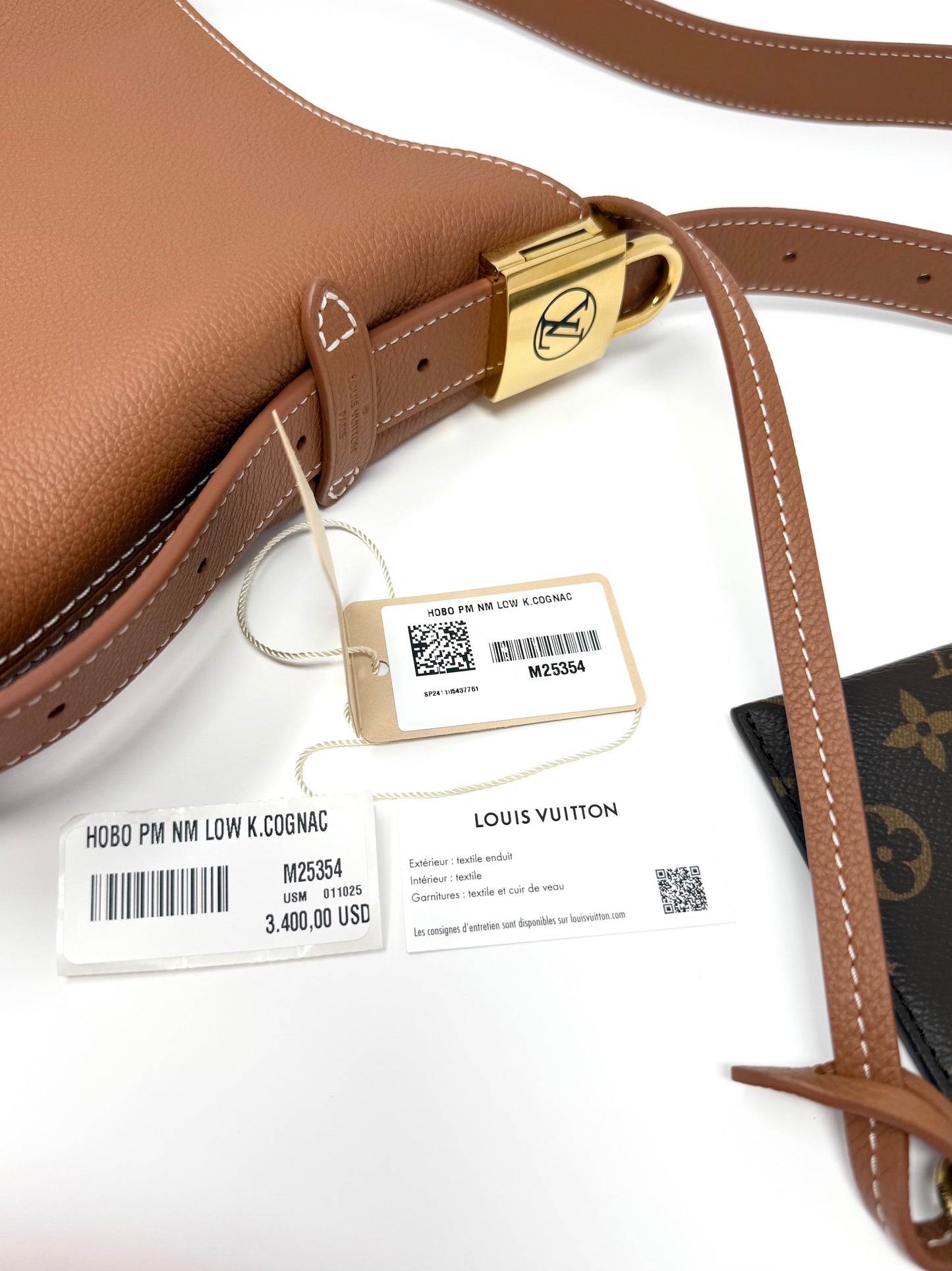 Louis Vuitton Low Key Hobo PM Cognac