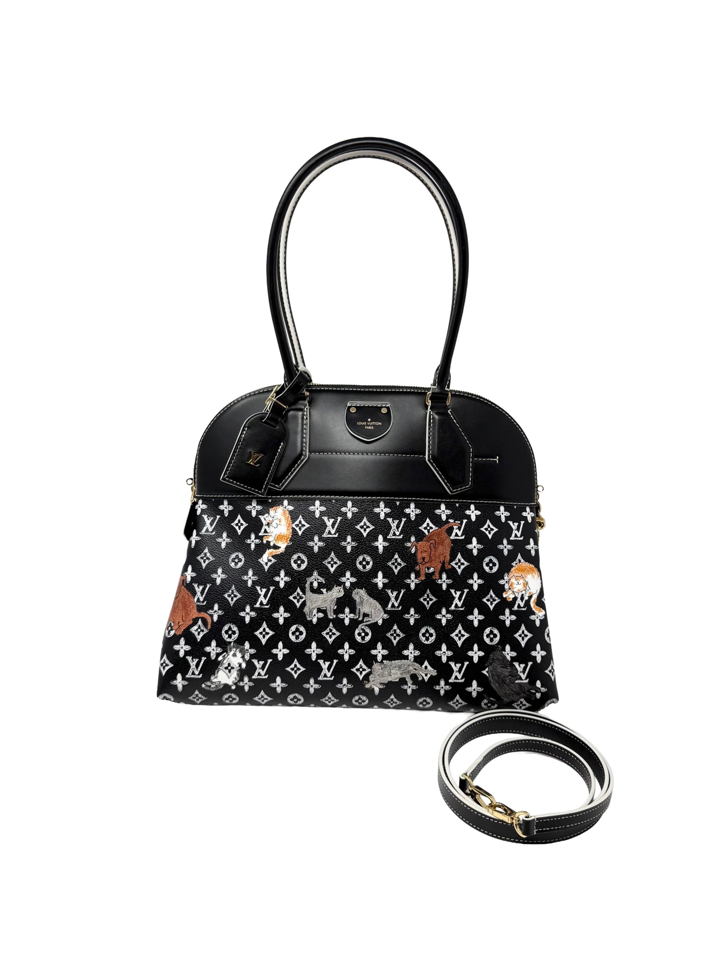 Louis Vuitton Grace Coddington Catogram Alma Souple Black