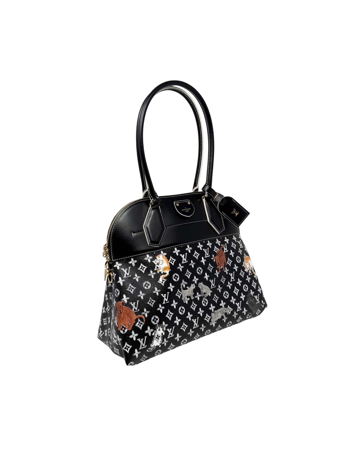 Louis Vuitton Grace Coddington Catogram Alma Souple Black