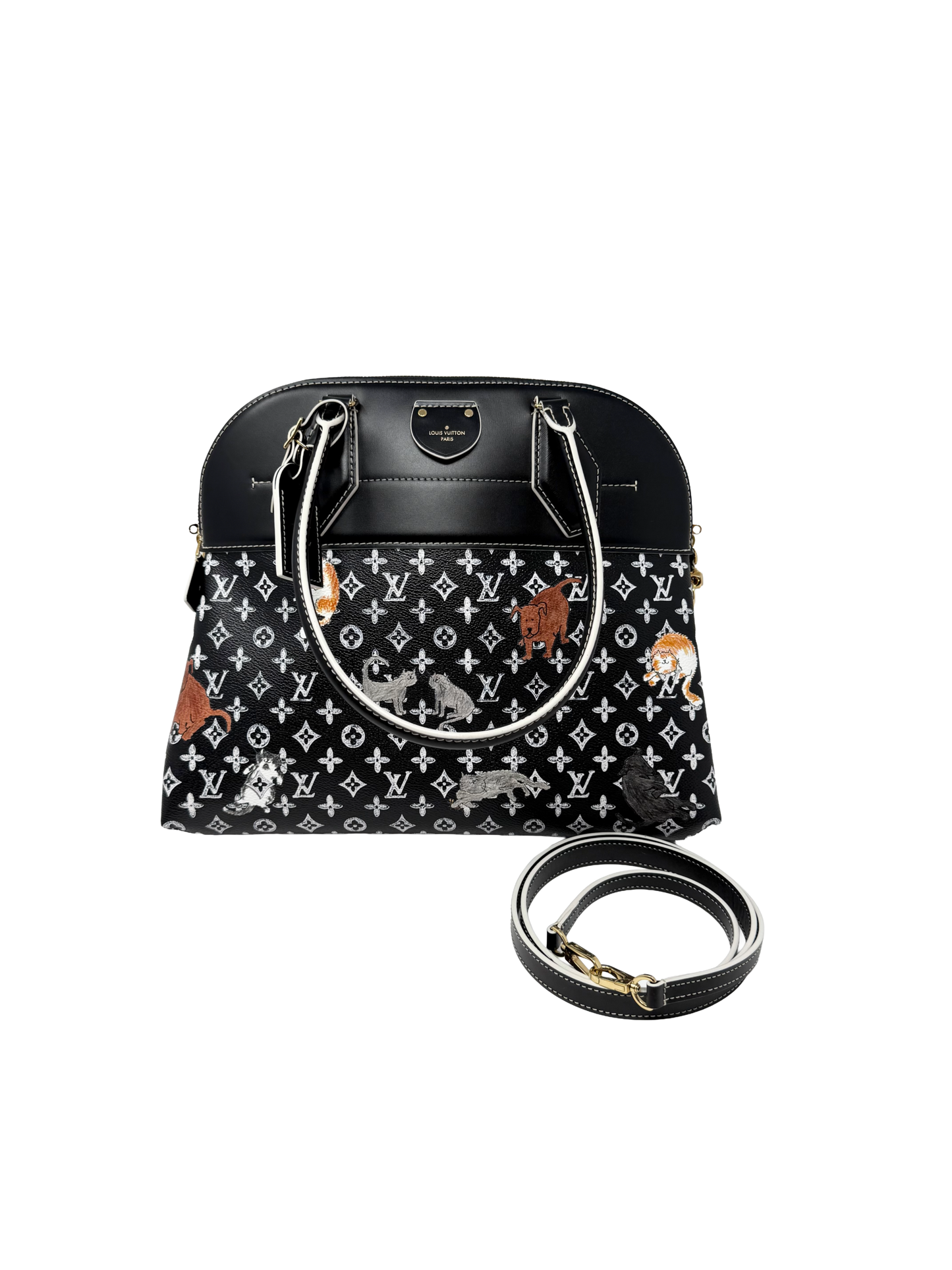 Louis Vuitton Grace Coddington Catogram Alma Souple Black