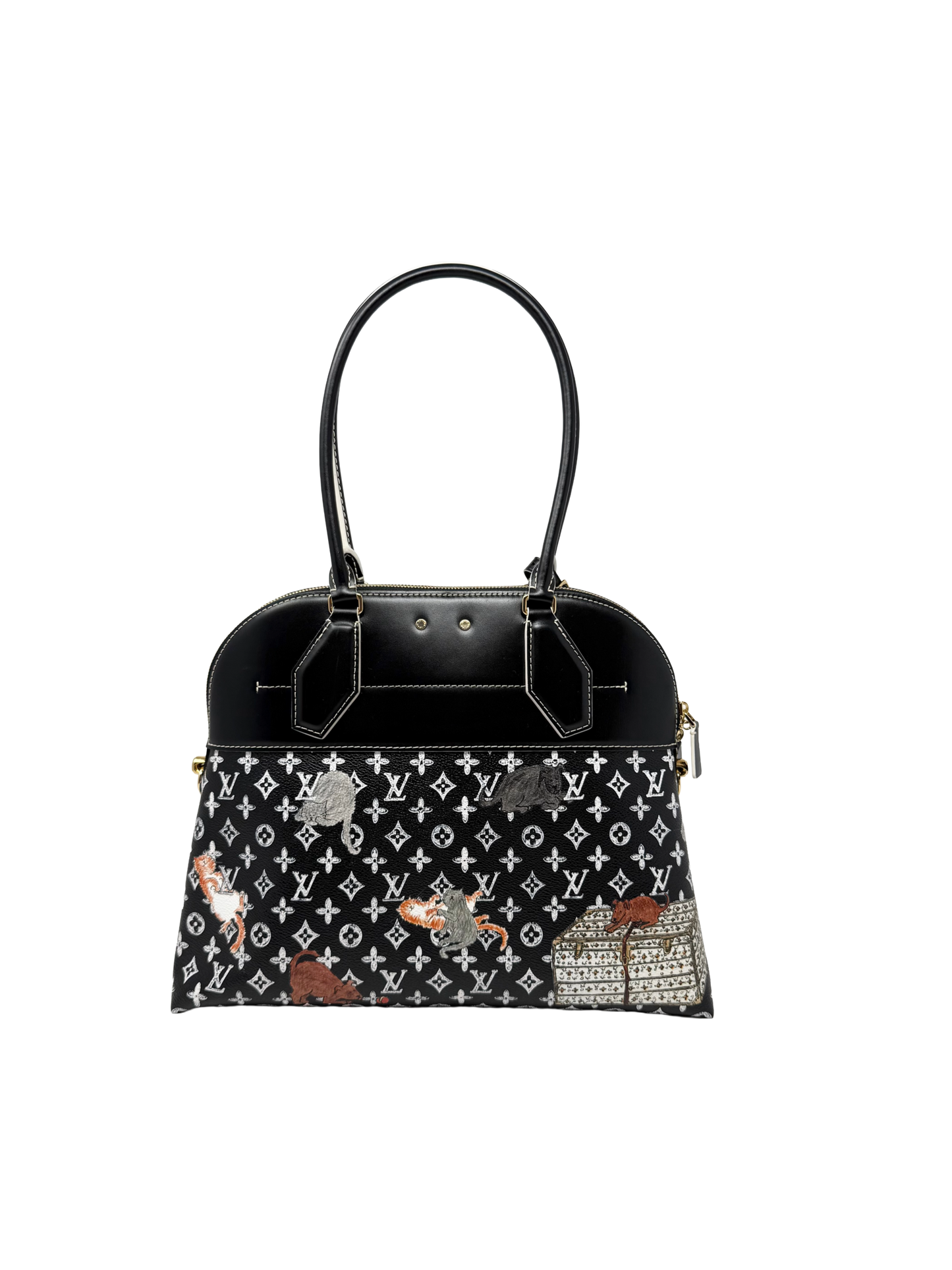 Louis Vuitton Grace Coddington Catogram Alma Souple Black