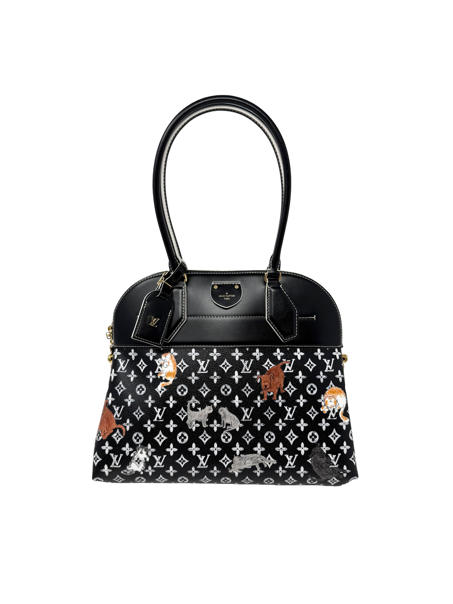 Louis Vuitton Grace Coddington Catogram Alma Souple Black