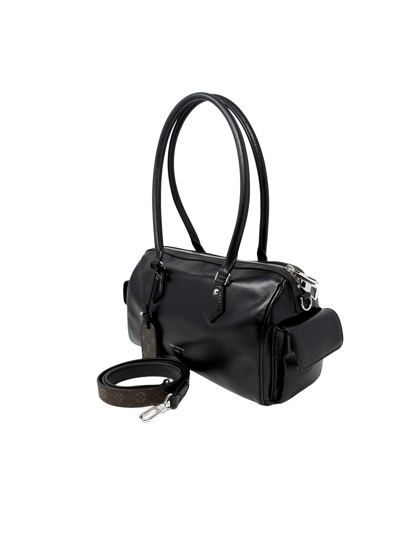 Louis Vuitton Speedy Cargo Vibe Black Brown Monogram