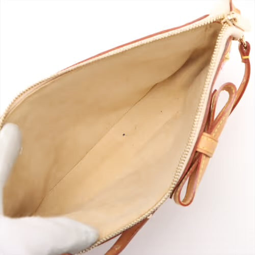 Louis Vuitton Takashi Murakami Pink Monogram Cherry Blossom Pochette Accessoires