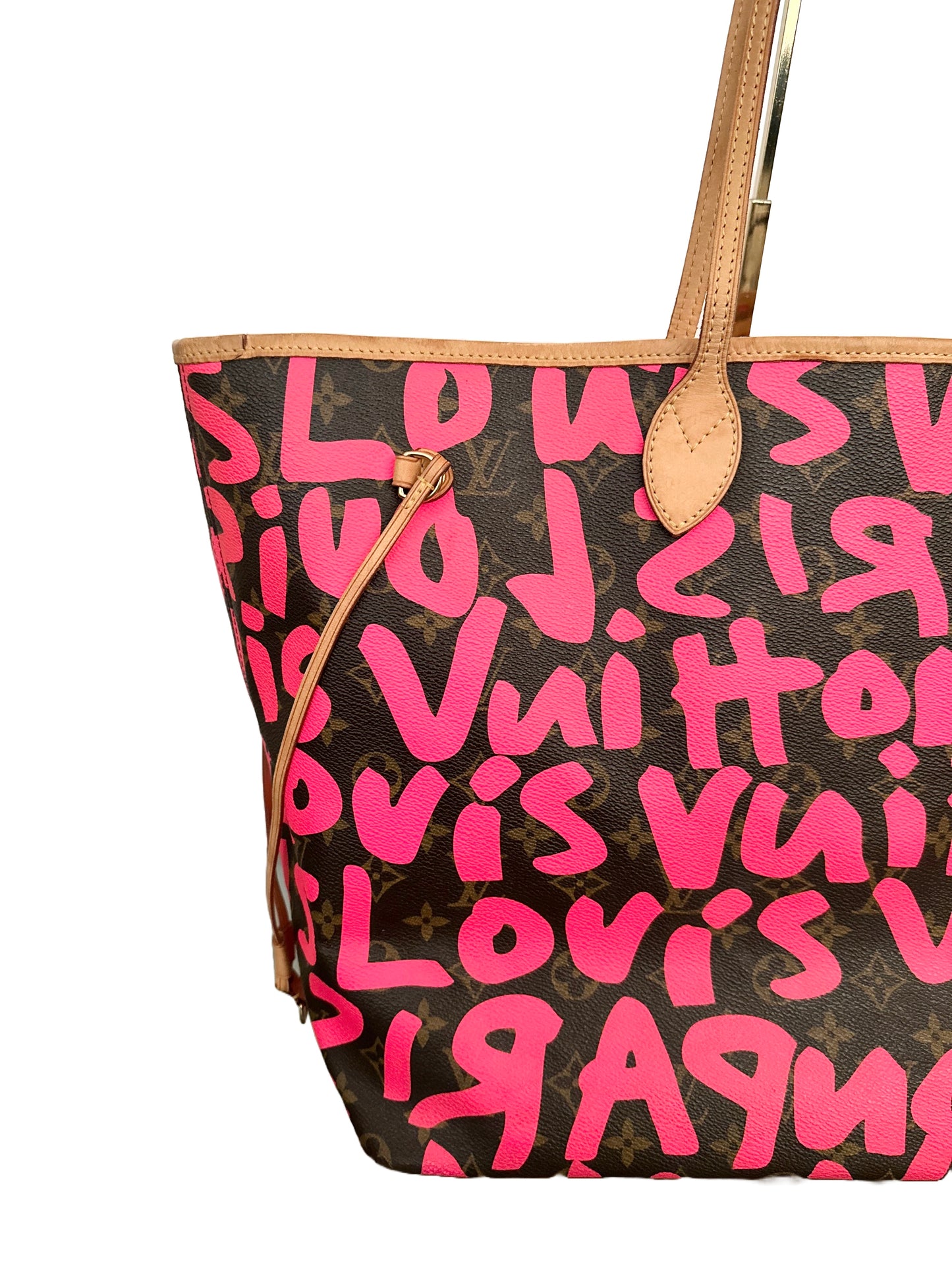 Louis Vuitton Stephen Sprouse Neverfull GM Graffiti Fuchsia Pink