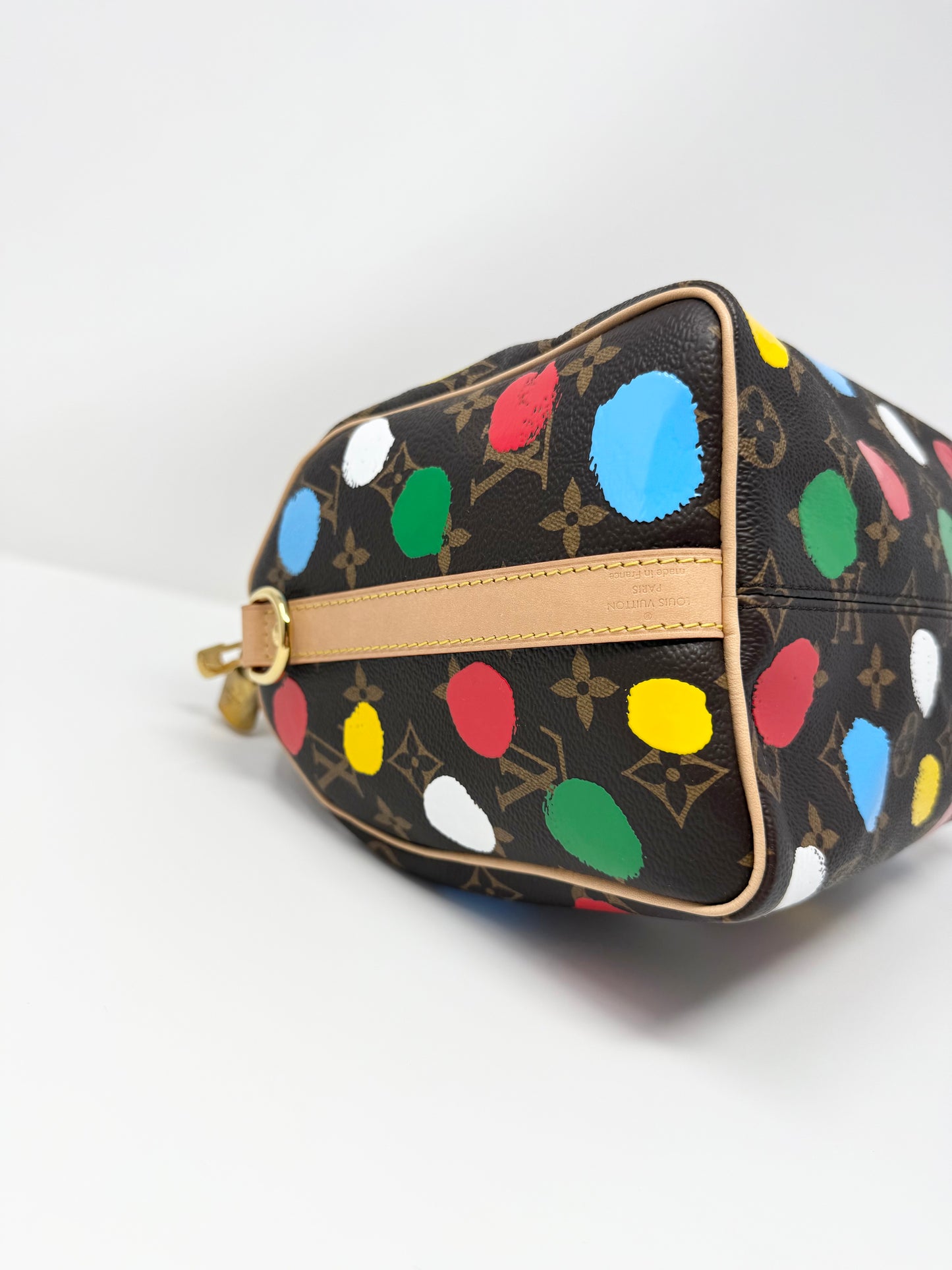 Louis Vuitton x Yayoi Kusama Speedy Bandouliere 25 Multicolor Painted Dots