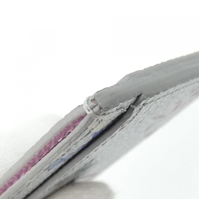 Louis Vuitton LV Garden Card Holder Monogram Multicolor Metallic Silver