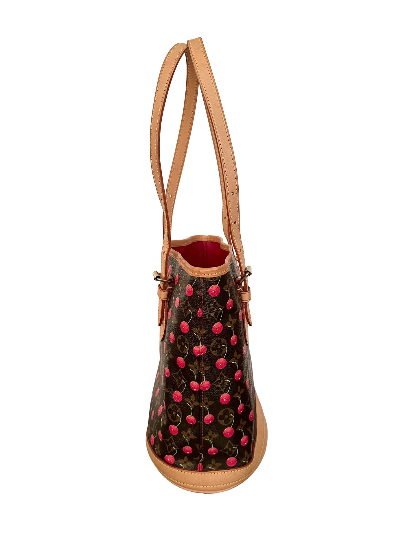 Louis Vuitton x Takashi Murakami Monogram Cerises Cherry Bucket Tote Bag PM