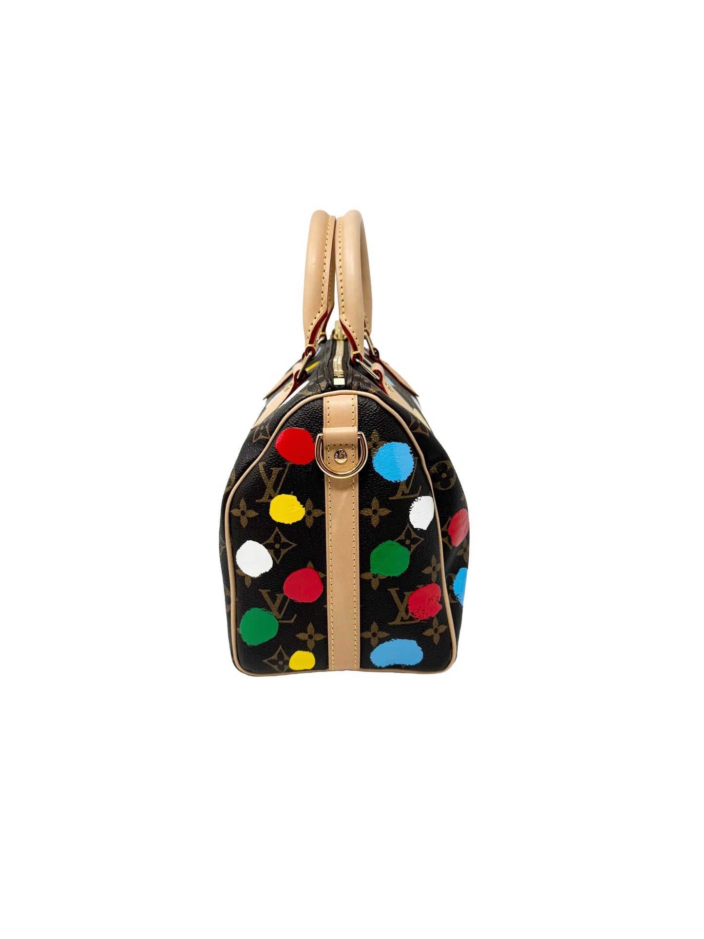 Louis Vuitton x Yayoi Kusama Speedy Bandouliere 25 Multicolor Painted Dots
