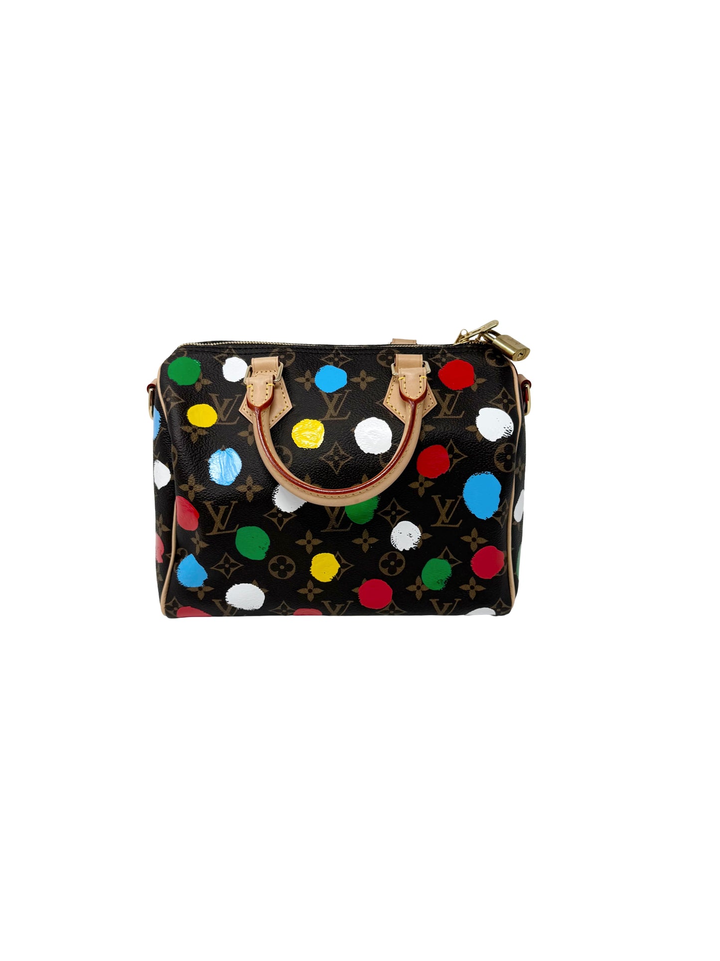 Louis Vuitton x Yayoi Kusama Speedy Bandouliere 25 Multicolor Painted Dots