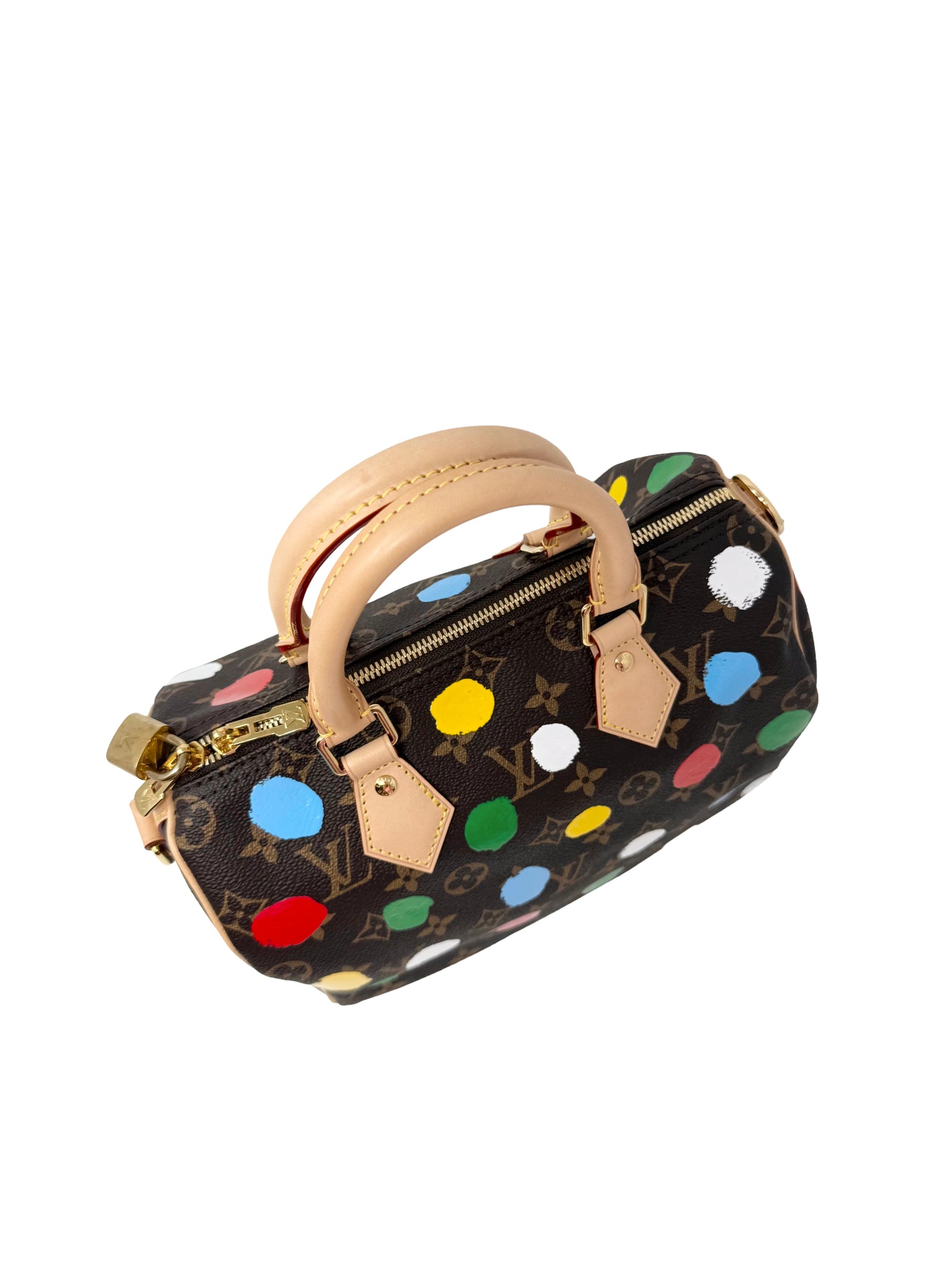 Louis Vuitton x Yayoi Kusama Speedy Bandouliere 25 Multicolor Painted Dots
