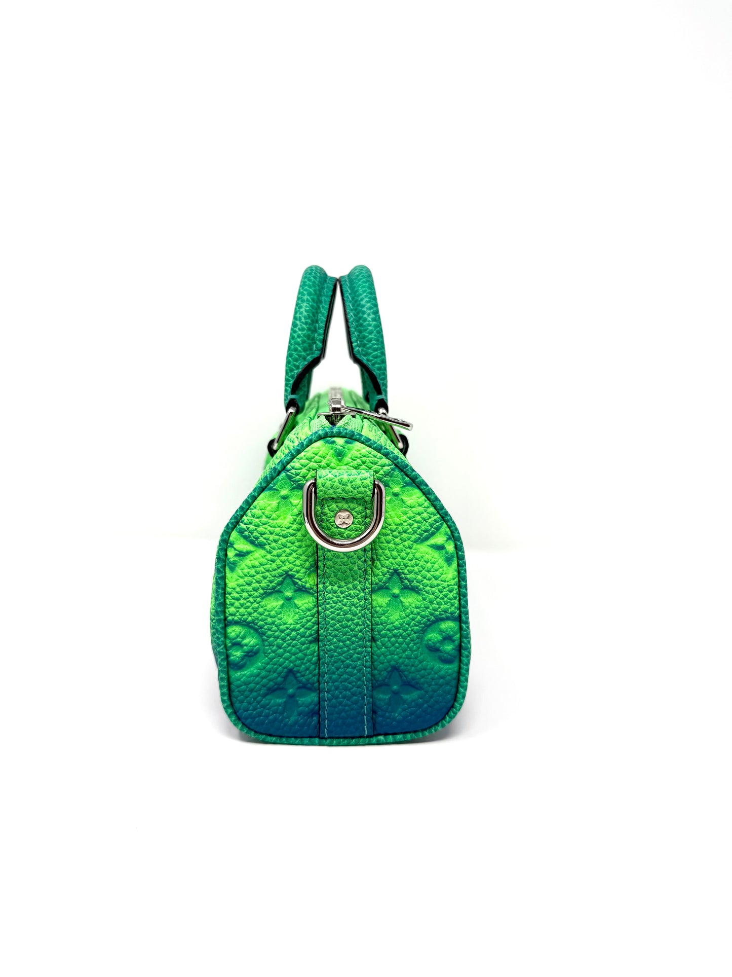 Louis Vuitton Taurillon Illusion Keepall XS Ombre Multicolor Green Blue
