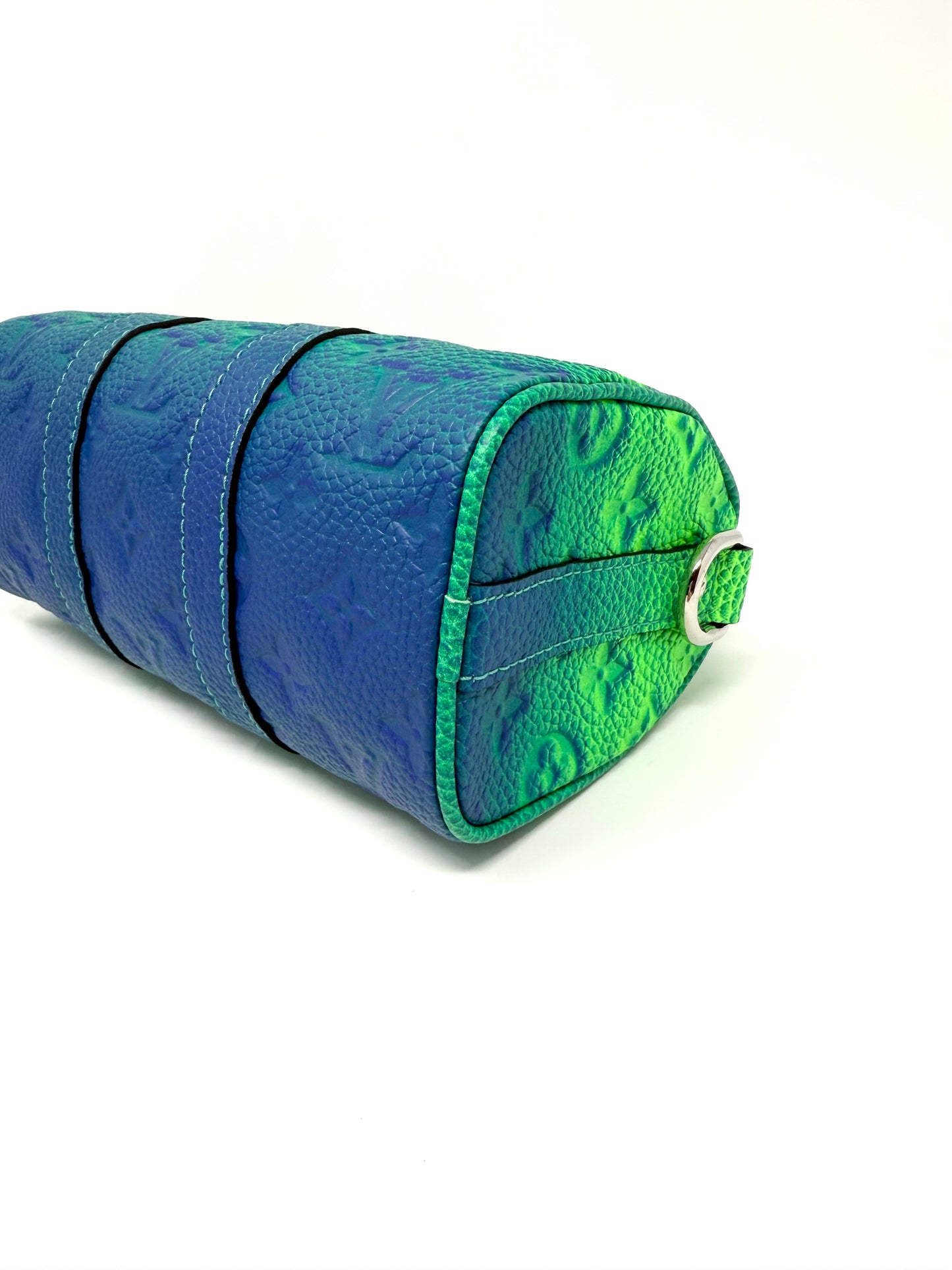 Louis Vuitton Taurillon Illusion Keepall XS Ombre Multicolor Green Blue