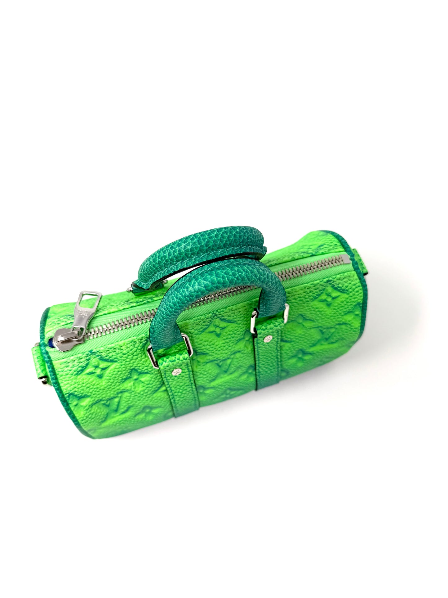 Louis Vuitton Taurillon Illusion Keepall XS Ombre Multicolor Green Blue