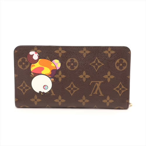 Louis Vuitton Murakami Panda Zippy Wallet Monogram Multicolor