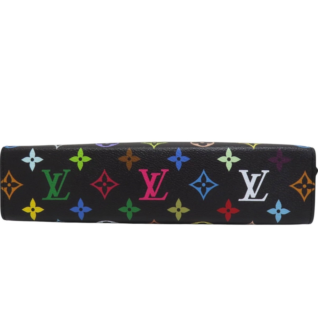 Louis Vuitton Murakami Cosmetic Toiletry Pouch 26 Multicolor Black