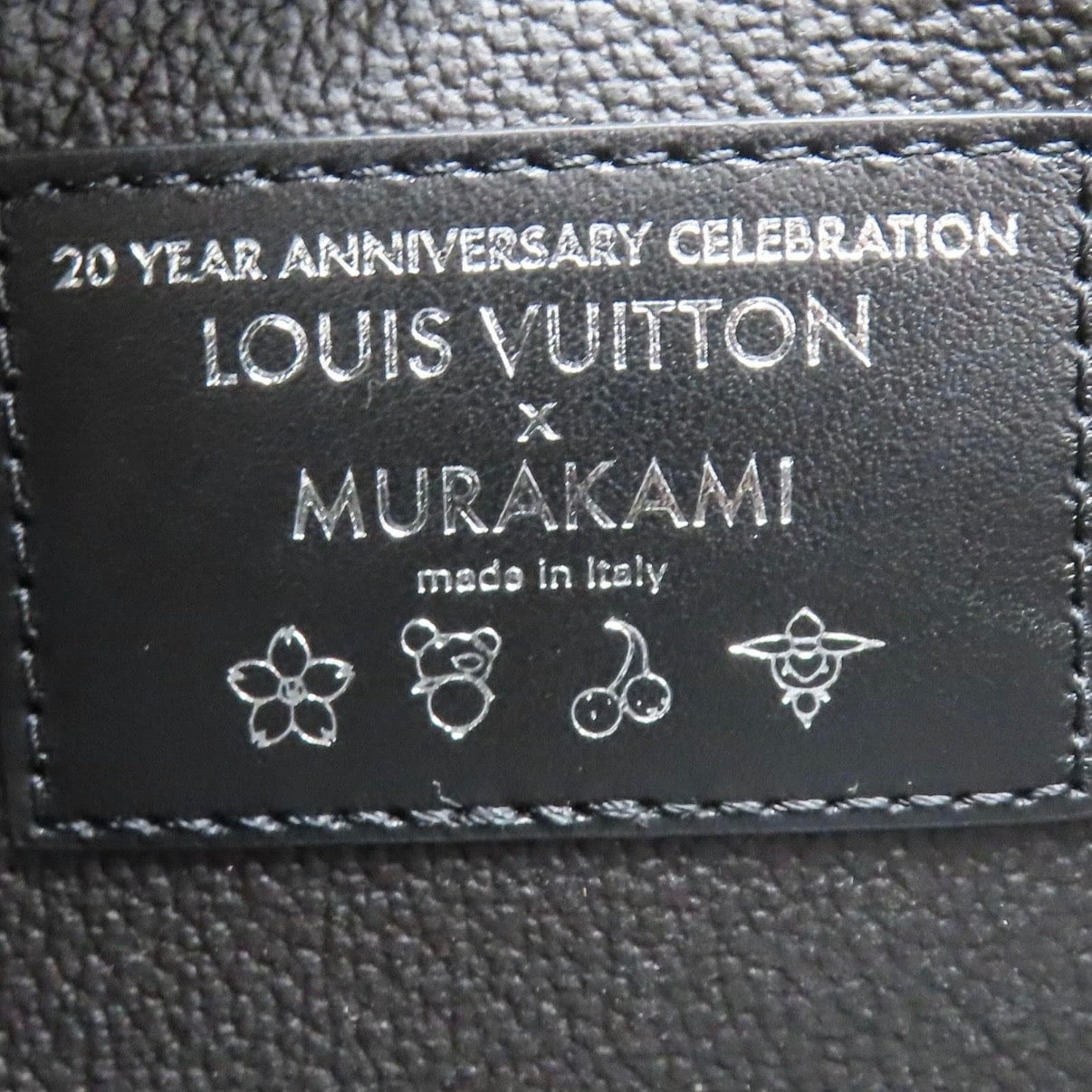 Louis Vuitton Murakami Cosmetic Toiletry Pouch 26 Multicolor Black