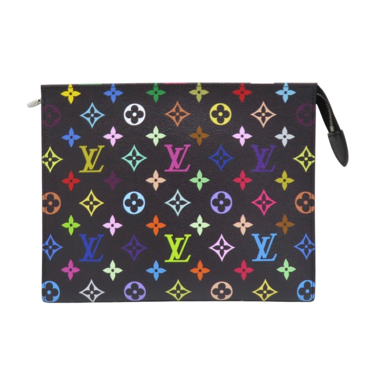 Louis Vuitton Murakami Cosmetic Toiletry Pouch 26 Multicolor Black